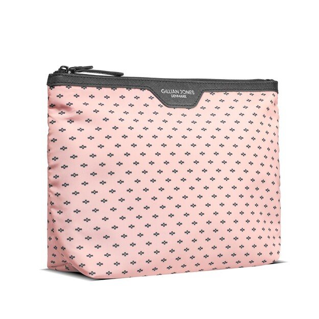 Gillian Jones - Cosmetic bag - Rose w/ black print