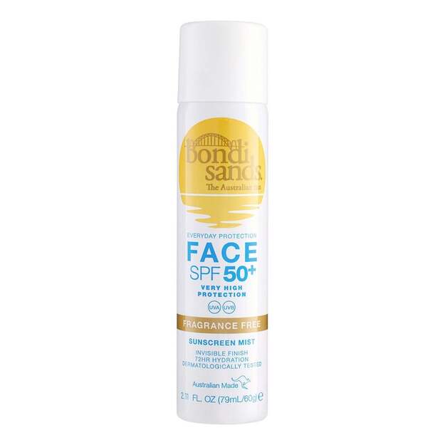 Bondi Sands- SPF 50+ Fragrance Free Face Mist 79 ml