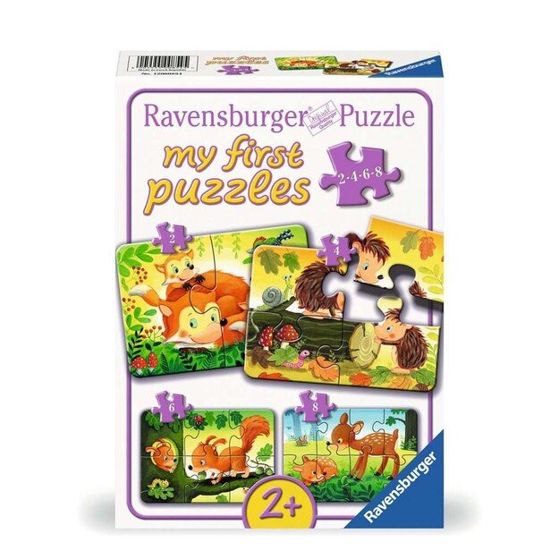 Ravensburger - Puzzle Forest Animal Fun 2/4/6/8p