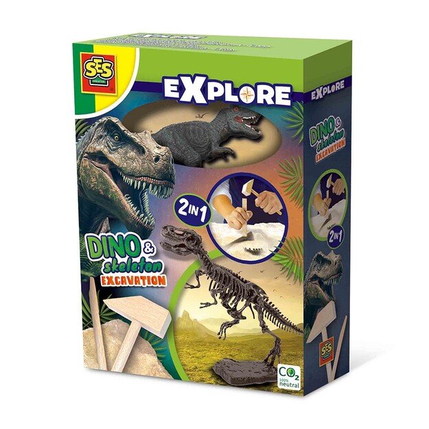 SES Creative - Excavation - Dino and Skeleton 3 assorted - (S25090)