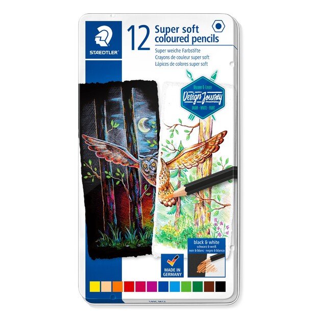 Staedtler - Supersoft Colored Pencil, 12 pcs (149C M12)