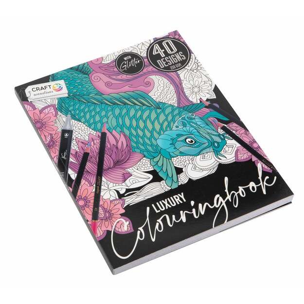 Craft Sensations - Colouring Book w. Glitter (CR1140)