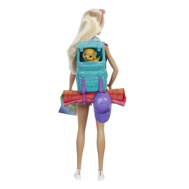 Barbie - Camping Doll with Puppy - Malibu (HDF73)