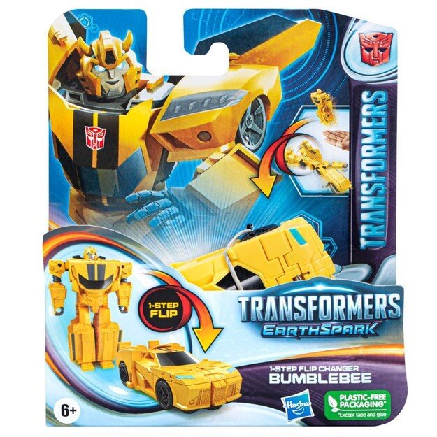 Transformers - EarthSpark 1-Step Flip Changer - Bumblebee (F6717)