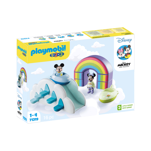 Playmobil - 1.2.3 & Disney: Mickey's & Minnie's Cloud Home (71319)