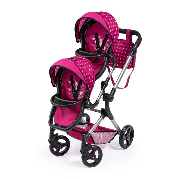 Bayer - Twin Pram - Neo - Pink (26267AA)