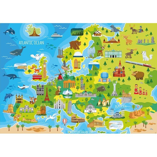 Educa - 150 pcs - Mapa Europe Puzzle (80-18607)