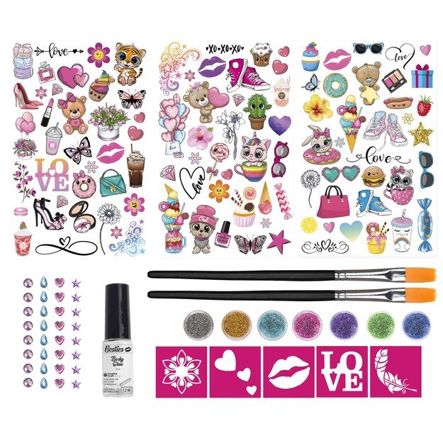 Besties - Glitter Tattoo Set (140039)