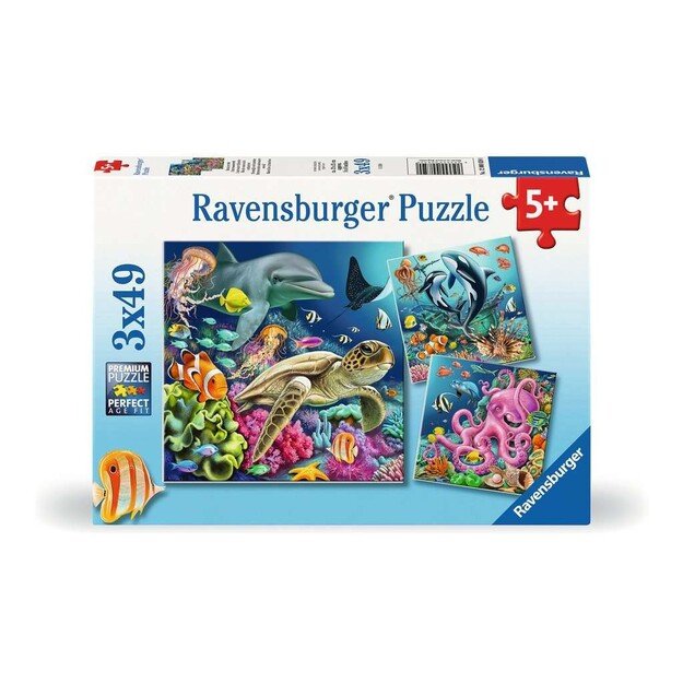 Ravensburger - Puzzle Under Water 3x49p