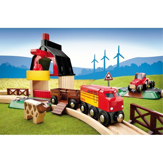 BRIO - Farm Railway Set (33719)