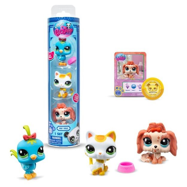 Littlest Pet Shop - PET TRIO IN TUBE ASS (00550)
