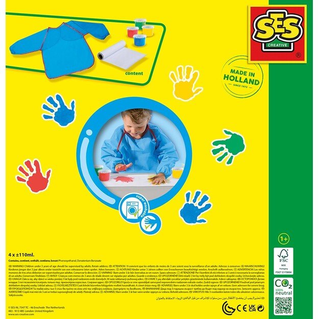 SES Creative - My first - Fingerpaint with Apron - (S14449)