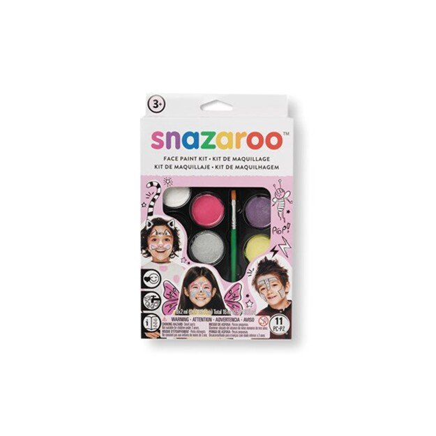 Snazaroo - Face paint kit 10 Parts & Idea Book (791001)