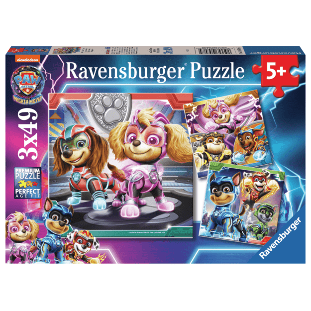 Ravensburger - Paw Patrol The Mighty Movie 3x49p - (10105708)