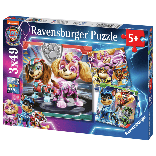 Ravensburger - Paw Patrol The Mighty Movie 3x49p - (10105708)