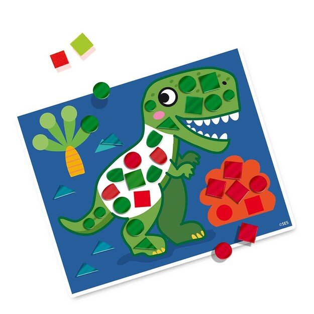 SES Creative - Learn to Make Dino Mosaics - (S14830)