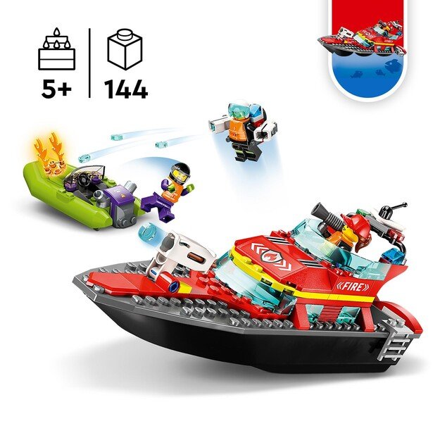 LEGO City - Fire Rescue Boat (60373)