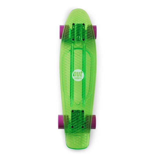 Outsiders - Transparent Retro Skateboard Green