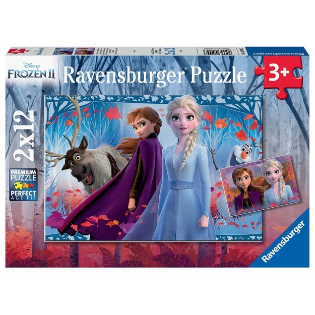 Ravensburger - Frozen 2 Journey Into The Unknown 2x12p - 05009