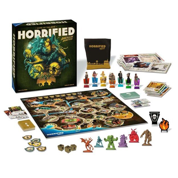 Ravensburger - Horrified Am. Monsters EN