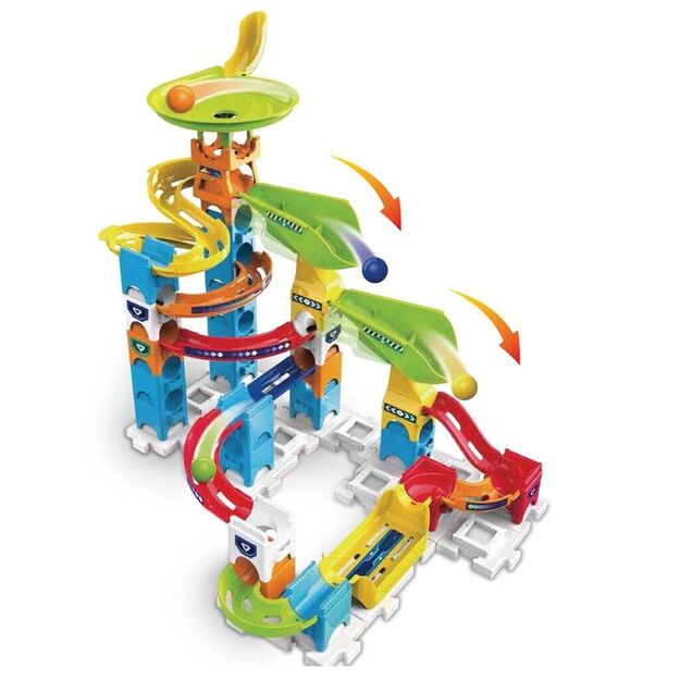 Vtech - Marble Rush Double Drop Set, 47 Pcs (950-529632)