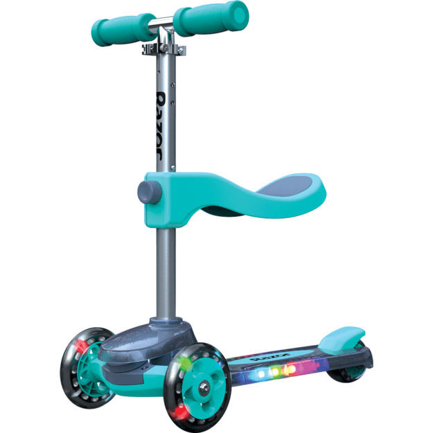 Razor - Rollie DLX 2-in-1 Convertible, light up deck - Teal - (20073645)