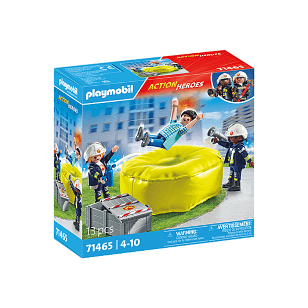 Playmobil - Firefighter with air pillow (71465)