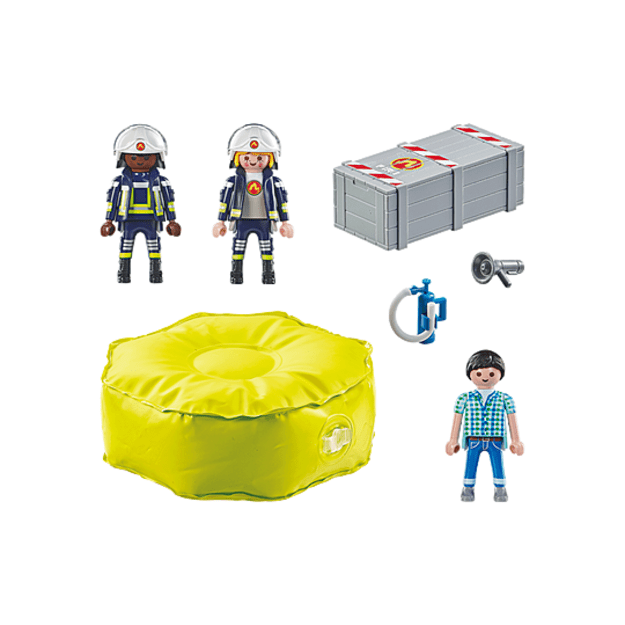 Playmobil - Firefighter with air pillow (71465)