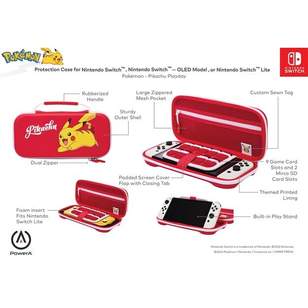 PowerA Protection Case - Pikachu - Nintendo Switch /Nintendo Switch