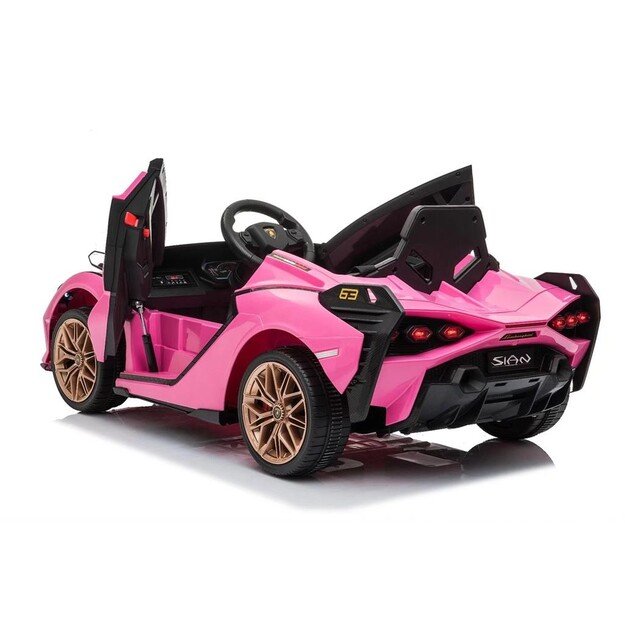 Azeno - Electric Car - Licensed Lamborghini Sian - Pink (6950679)