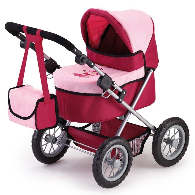 Bayer - Dolls Pram - Trendy - Red/Pink (13014AA)