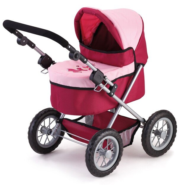 Bayer - Dolls Pram - Trendy - Red/Pink (13014AA)