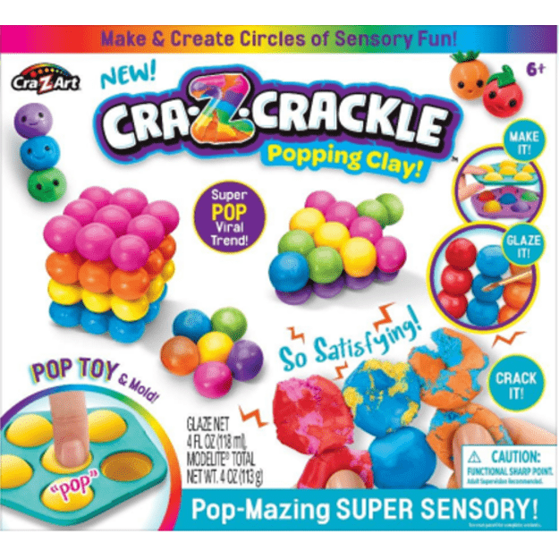 CRAZART - Crackle Clay Pop-mazing super sensory Set (25086)