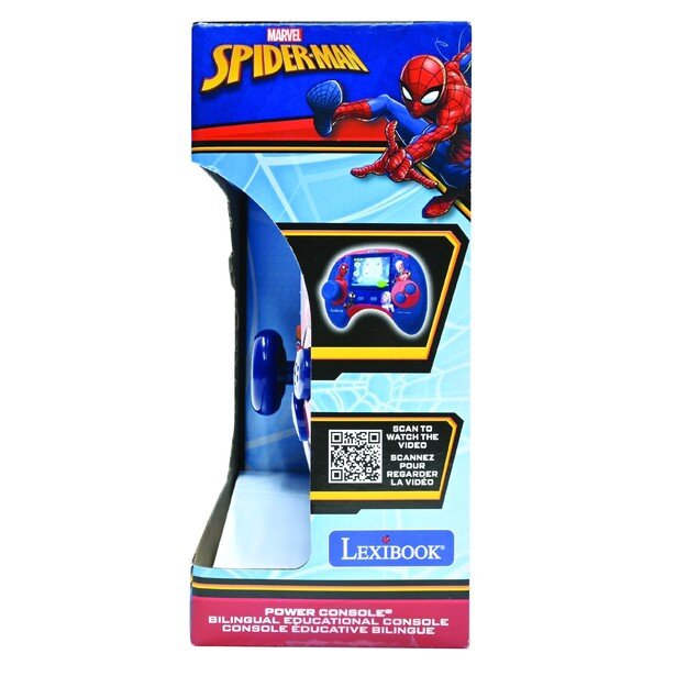 Lexibook - Spider-Man Educational bilingual console with LCD screen (EN/FR) (JCG100SPi1)