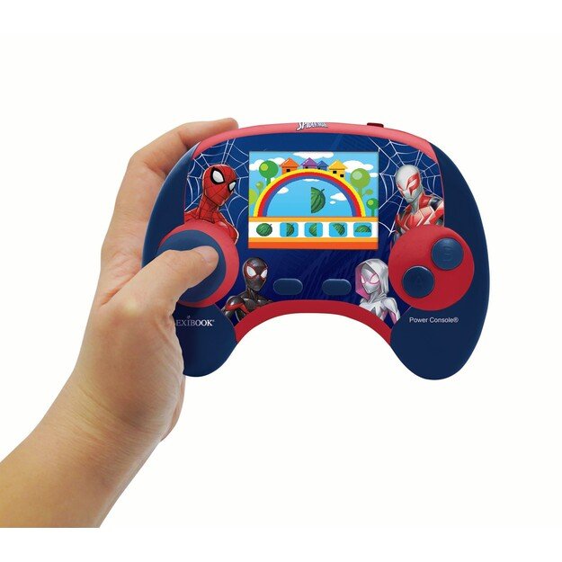 Lexibook - Spider-Man Educational bilingual console with LCD screen (EN/FR) (JCG100SPi1)