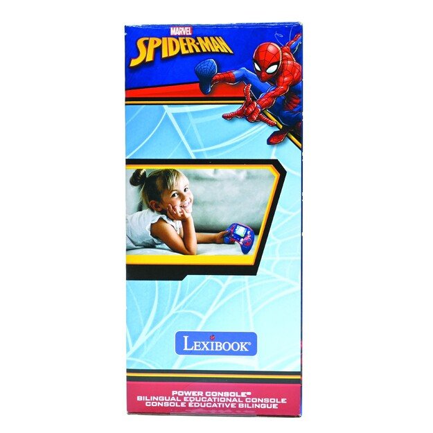 Lexibook - Spider-Man Educational bilingual console with LCD screen (EN/FR) (JCG100SPi1)