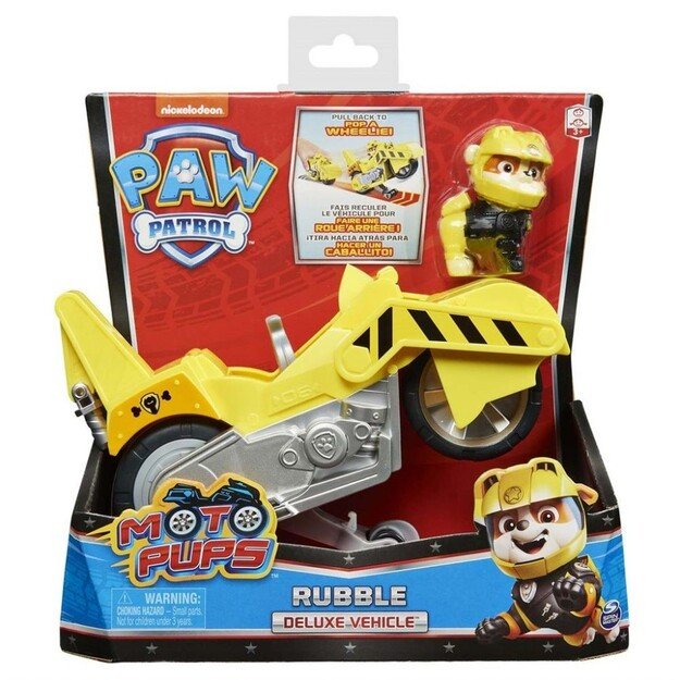 Paw Patrol - Moto Pups Themed Vehicle - Rubble (6060543)