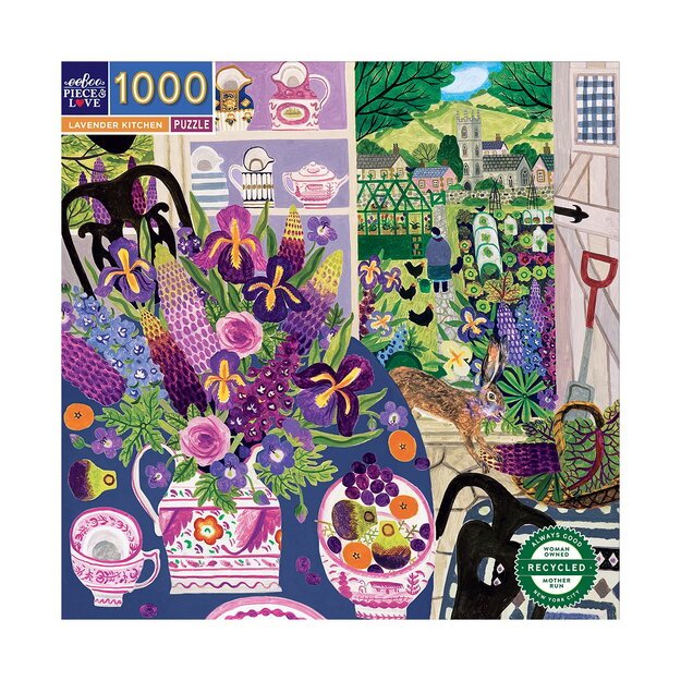 eeBoo - Puzzle 1000 pcs - Lavender Kitchen - (EPZTLVK)