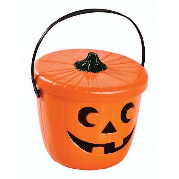 Halloween - Pumpkin Bucket with Lid (43714)