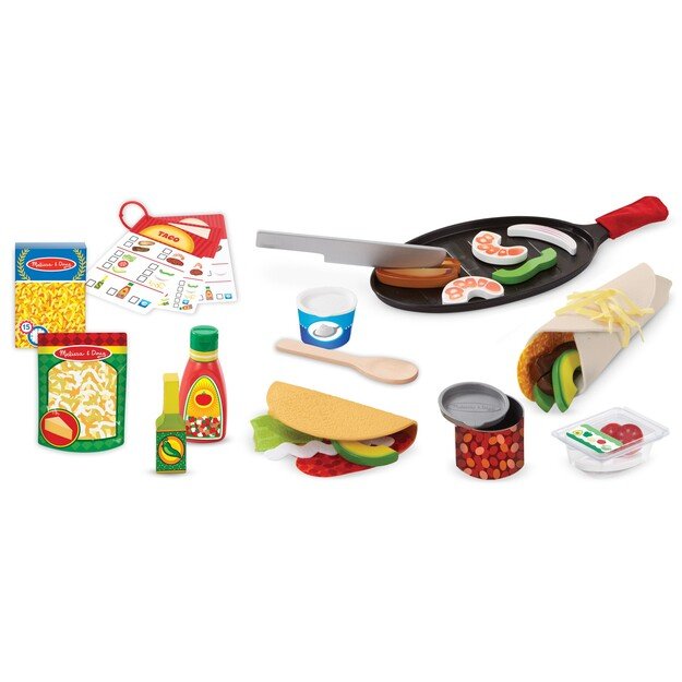 Melissa & Doug - Fill & Fold Taco & Tortilla Set (19370)