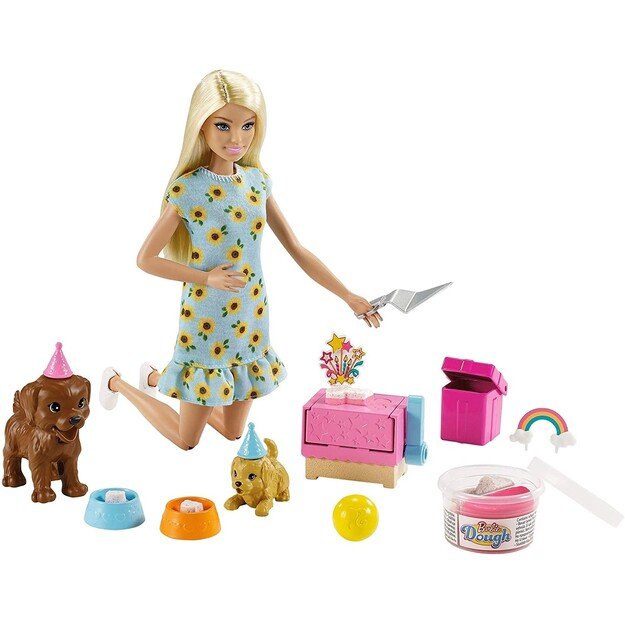 Barbie - Puppy Party - Blonde (GXV75)