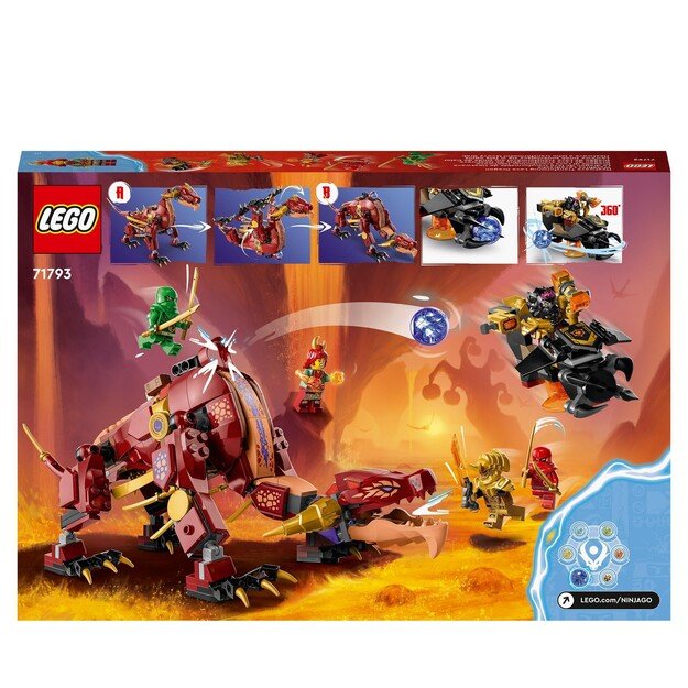 LEGO Ninjago - Heatwave Transforming Lava Dragon (71793)