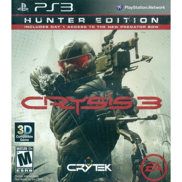 Crysis 3 (Hunter Edition) (Import)
      
        - PlayStation 3