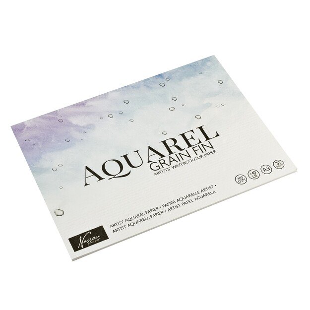 Nassau - Paper Pad Aquarel  A3 20 Sheet - (K-AR0310/GE)