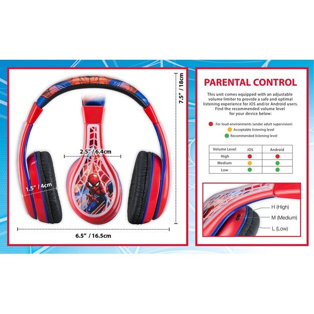 eKids - Headphones for kids with Volume Control to protect hearing