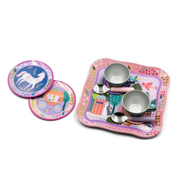 FLOSS & ROCK - Fairy Tale 11pc Musical Tin Tea Set  - (45P6499)