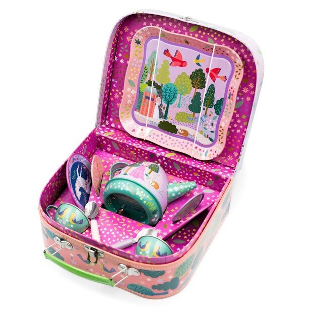 FLOSS & ROCK - Fairy Tale 11pc Musical Tin Tea Set  - (45P6499)