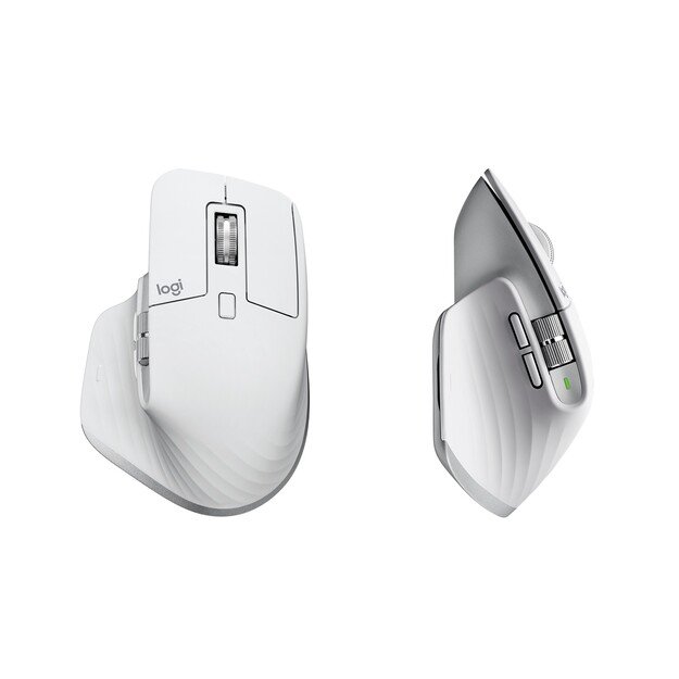 Logitech - MX Master 3S For Mac Performance Wireless Mouse - PALE GREY