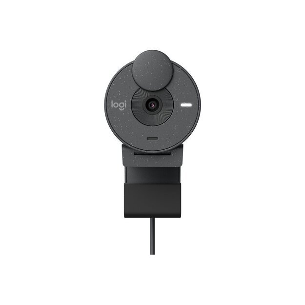 Logitech - Brio 300 Full HD webcam, Graphite