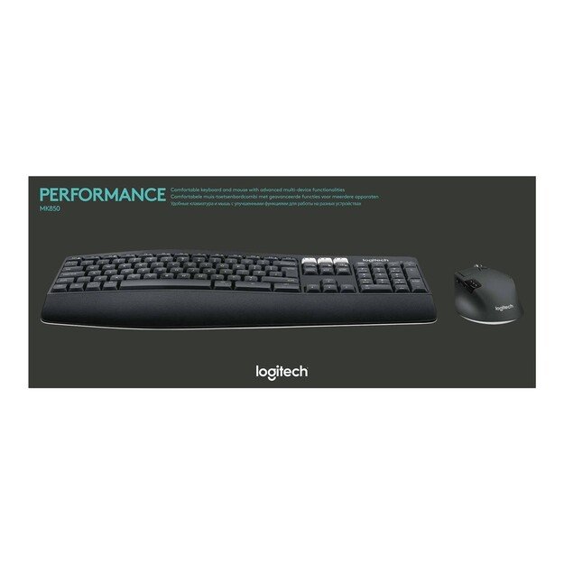 Logitech - MK850 Wireless Keyboard and Mouse Combo NORDIC